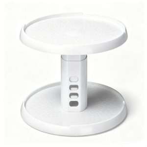 QY-1008 Adjustable Height 2-Tier Turntable Organizer