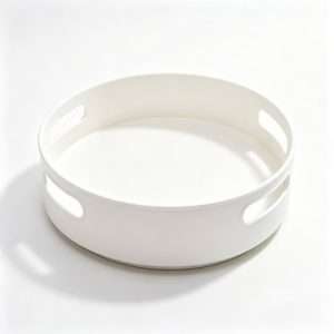 QY-1009A Non-Skid 9 Inch Lazy Susan High Wall Turntable Spice Rack Organizer