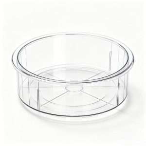 QY-1030 Clear 10 Inch Lazy Susan Turntable Spice Rack Organizer