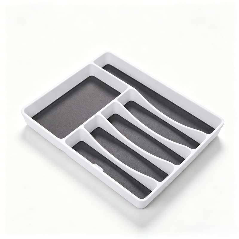 QY-1104 6-Compartment Knife and Fork Storage Box