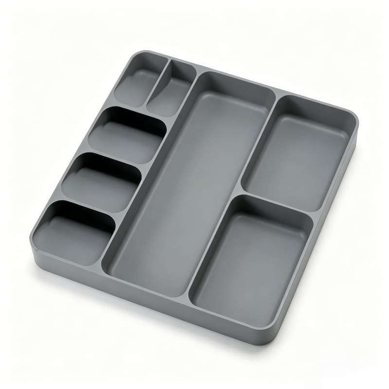 QY-1125 Partition Silverware Organizer and Utensils Holder