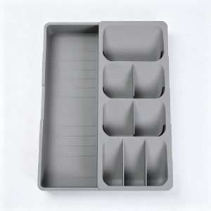 QY-1127 Expandable Partition Silverware Organizer for Kitchen Drawer
