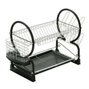 QY-1450 2-Tier Drain Dish Rack