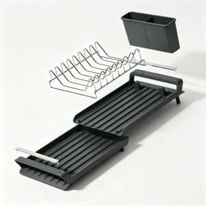 QY-1452 Retractable Dish Drain Rack