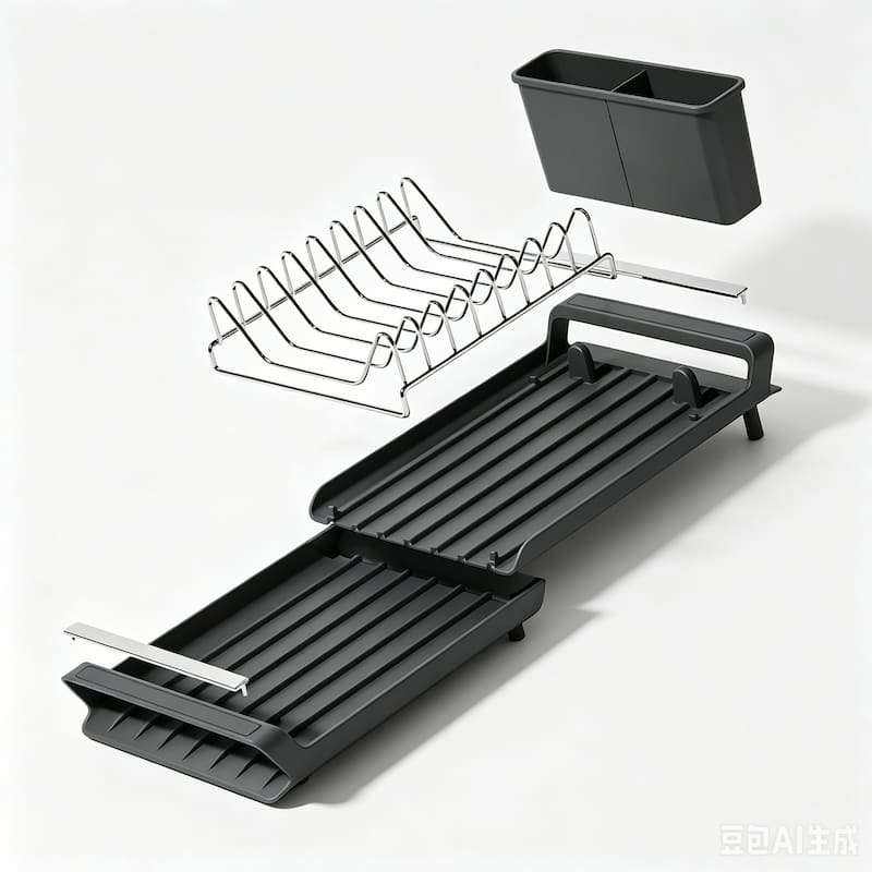 QY-1452 Retractable Dish Drain Rack
