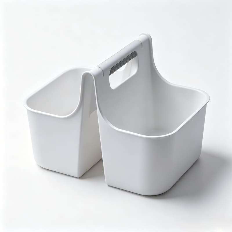 QY-1506-2 Double Sink Caddy Organizer with Handle