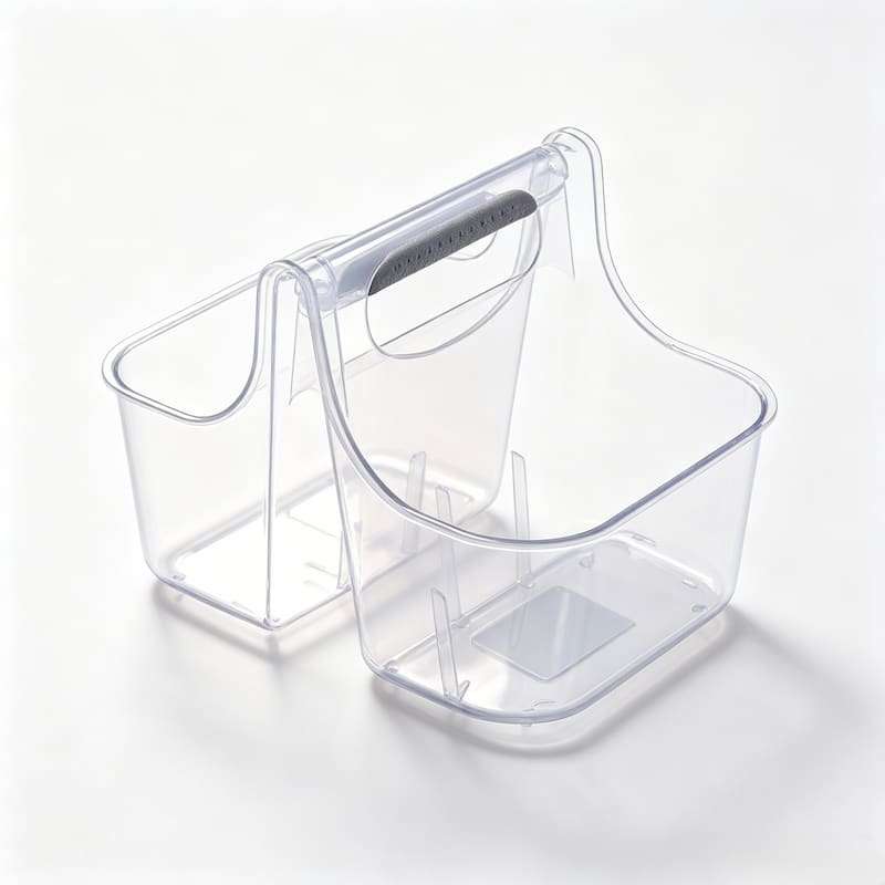 QY-1506-4 Double Sink Caddy Organizer with Handle