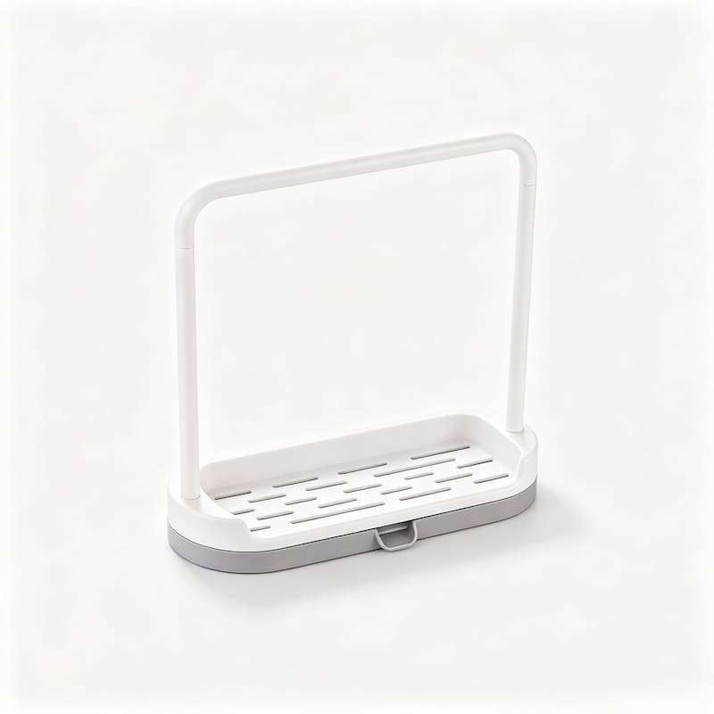 QY-1523 Desktop Towel Rack with Drain Shelf