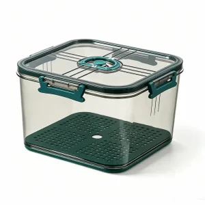 QY-1606-3 Large Airtight Timing Square Storage Container