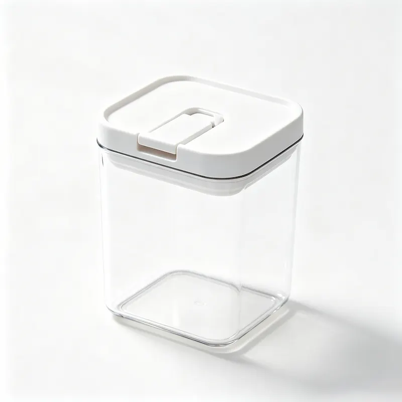 QY-1610-1 420ML Square Sealed Canister