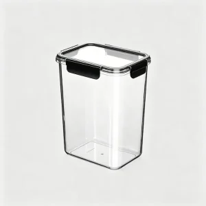 QY-1618-1 450ML Sealed Jar with Bamboo Lid