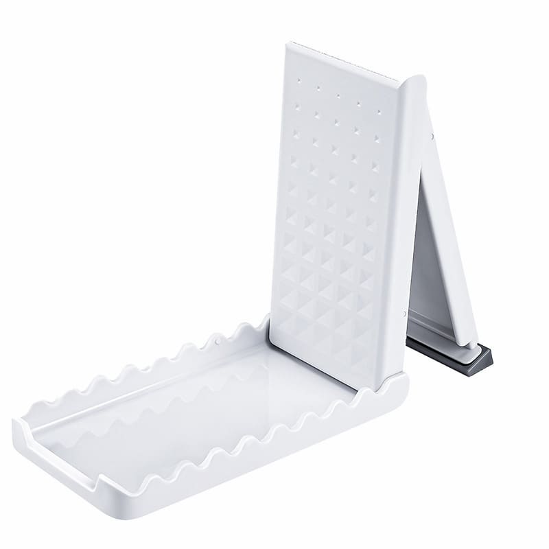 QY-1709 Foldable Pot Lid and Utensil Drying Rack