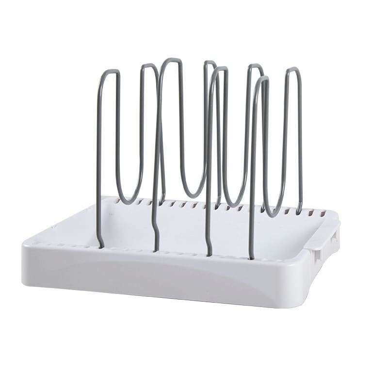 QY-1710 Expandable Cookware Organizer with 4 Dividers