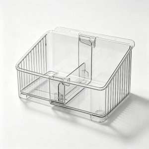 QY-1811-1 Transparent Retractable Kitchen Storage Rack