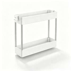 QY-1820-1 2-Tier Sink Drain Storage Rack