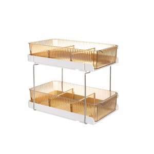 QY-1822 2-Tier Storage Rack