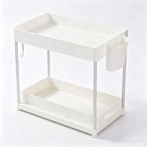 QY-1850-4 Double Pull-Out Sink Storage Rack