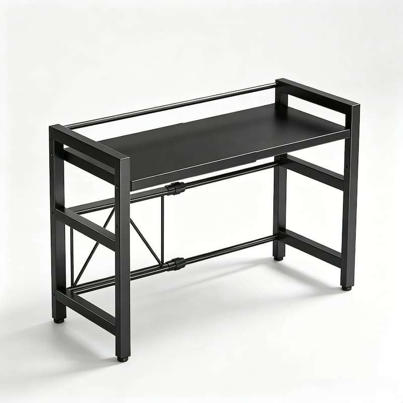 QY-1860-1 Single-Tier Retractable Microwave Oven Stand