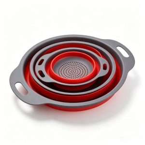 QY-2108-1 Collapsible Drain Basket 3-Piece Set