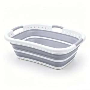 QY-2126-1 9L Foldable Dish Basin with Drain Plug