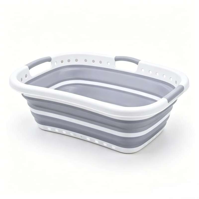 QY-2126-1 9L Foldable Dish Basin with Drain Plug