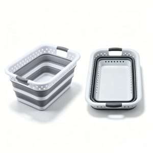 QY-2117-1 26L Foldable Laundry Storage Basket
