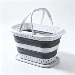 QY-2118-1 32L Foldable Portable Car Storage Basket
