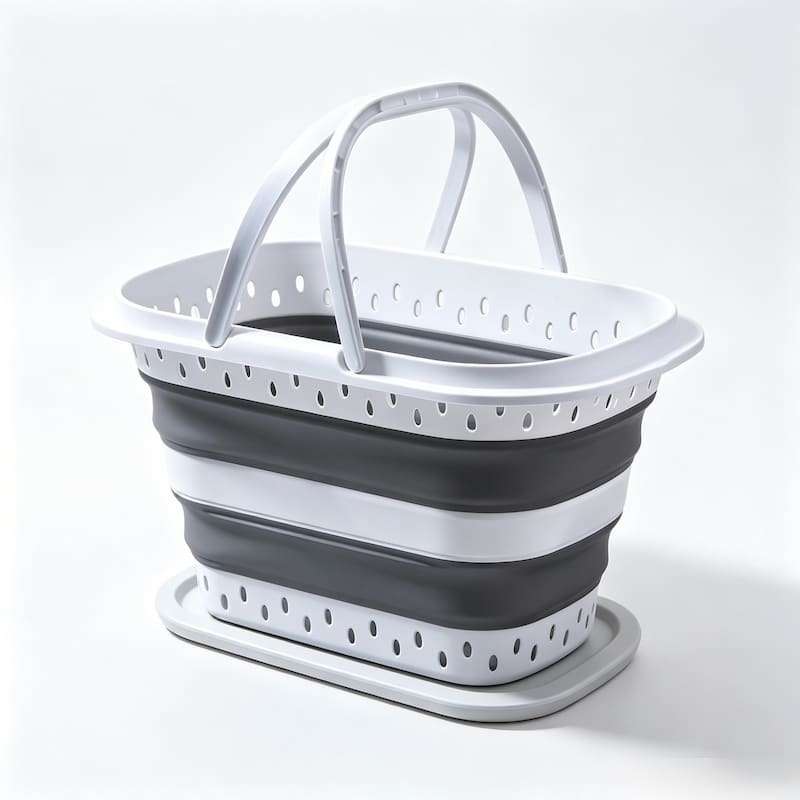 QY-2118-1 32L Foldable Portable Car Storage Basket