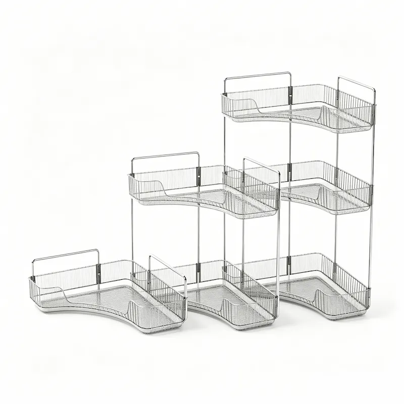 QY-2404-1 Single-Tier Makeup Storage Rack