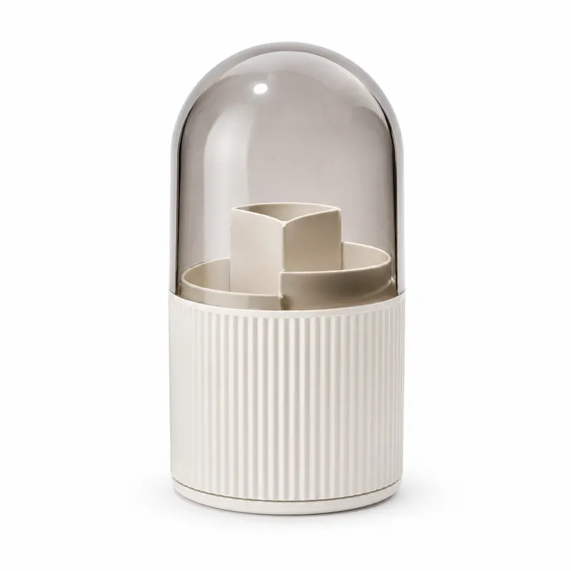 QY-2770 Rotating Dustproof Makeup Brush Holder