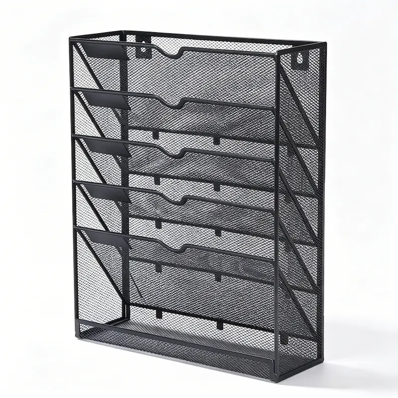 QY-2802 Iron Office Storage Bookshelf