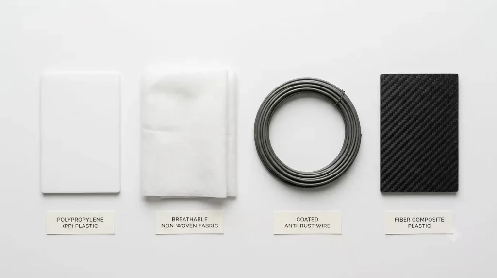 Closet organizer
raw material
sample comparison
chart